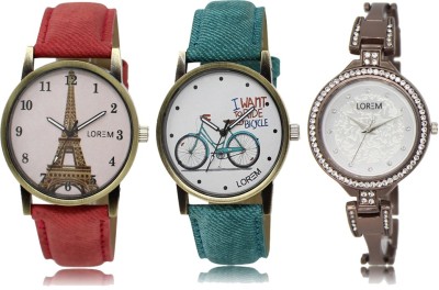 

LOREM FZ 229_230_236 Designer Strap Analog watch for Women And Girls Watches Watch - For Men & Women