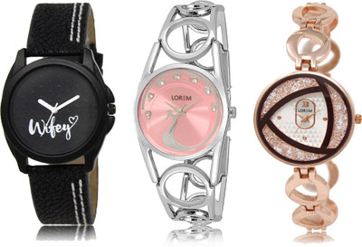 

LOREM FZ 233_234_238 Designer Strap Analog watch for Women And Girls Watches Watch - For Girls