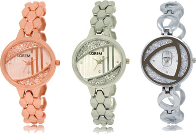 

LOREM FZ 222_223_240 Designer Strap Analog watch for Women And Girls Watches Watch - For Girls
