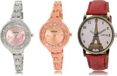 

LOREM FZ 225_226_230 Designer Strap Analog watch for Women And Girls Watches Watch - For Girls