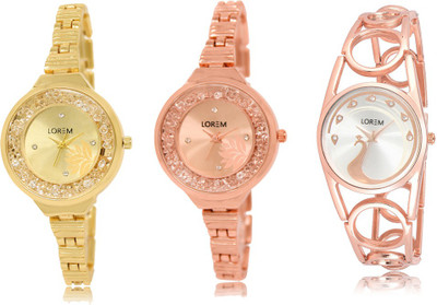 

LOREM FZ 224_225_232 Designer Strap Analog watch for Women And Girls Watches Watch - For Girls