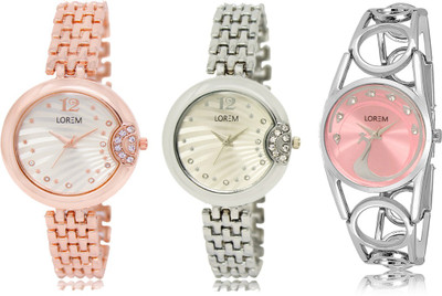 

LOREM FZ 227_228_233 Designer Strap Analog watch for Women And Girls Watches Watch - For Girls
