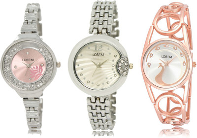 

LOREM FZ 226_227_232 Designer Strap Analog watch for Women And Girls Watches Watch - For Girls