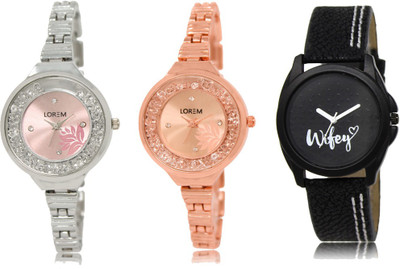 

LOREM FZ 225_226_234 Designer Strap Analog watch for Women And Girls Watches Watch - For Women