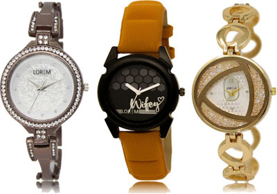 LOREM FZ 235_236_239 Designer Strap Analog watch for Women And Girls Watches Watch - For Girls
