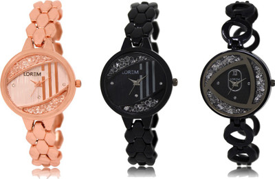 

LOREM FZ 221_222_237 Designer Strap Analog watch for Women And Girls Watches Watch - For Girls