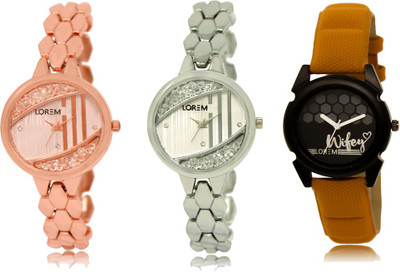 

LOREM FZ 222_223_235 Designer Strap Analog watch for Women And Girls Watches Watch - For Girls