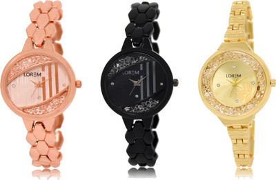 

LOREM FZ 221_222_224 Designer Strap Analog watch for Women And Girls Watches Watch - For Girls