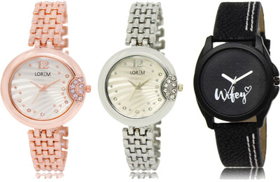 

LOREM FZ 227_228_234 Designer Strap Analog watch for Women And Girls Watches Watch - For Men & Women