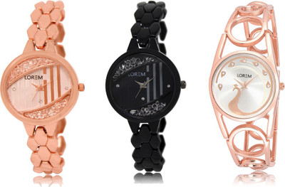

LOREM FZ 221_222_232 Designer Strap Analog watch for Women And Girls Watches Watch - For Girls