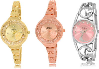 

LOREM FZ 224_225_233 Designer Strap Analog watch for Women And Girls Watches Watch - For Girls