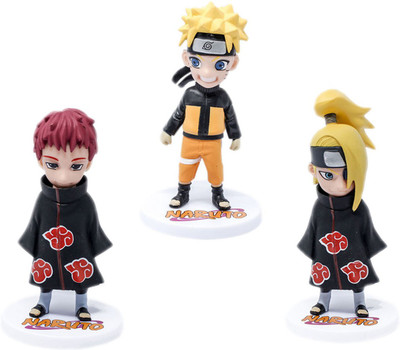 

Shoppernation Anime Action Figures 4.5 Inch Tall (Pack of 3) - 53p - Highly Detailed Collectable Toys(Multicolor)