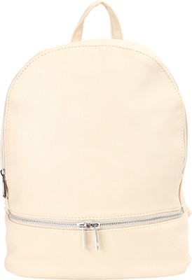 

People P42BBK129931803 15 L Backpack(Beige), Cream