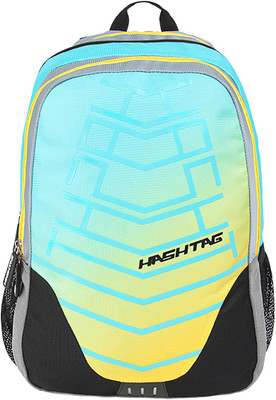 

Hashtag Superfly Backpack - Blue & Gray 30 L Backpack(Blue, Yellow)