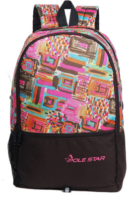 

Pole Star HERO_PINKPRINT 32 L Backpack(Pink, Brown), Brown;pink