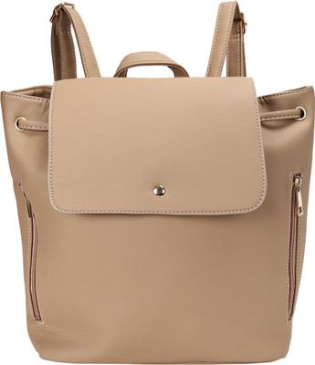 

People P42BBK129931804 18 L Backpack(Beige), Brown