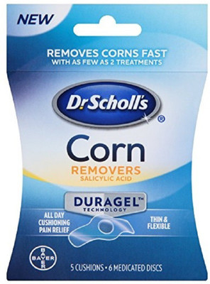 

Dr. Scholls Duragel Corn Remover, 5 Cushions and 6 Medicated Discs Bandage Protector(Adult & Kids Medium Leg)