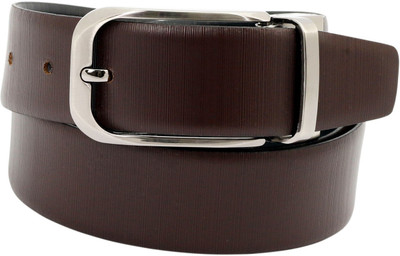 

Alaska Men Formal Brown, Black Genuine Leather Reversible Belt, Black;brown