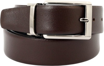 

Alaska Men Formal Brown, Black Genuine Leather Reversible Belt, Black;brown