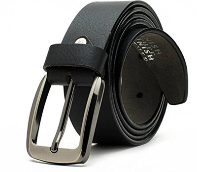 

BABORRY Men & Women Formal Black Genuine Leather Belt