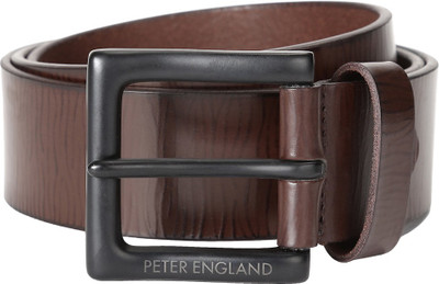 

Peter England Men Casual Brown Genuine Leather Belt