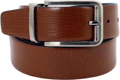 

Alaska Men Formal Tan, Black Genuine Leather Reversible Belt, Black;tan