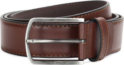 

Peter England Men Casual Brown Genuine Leather Belt
