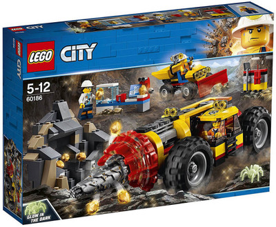 

Lego Mining Heavy Driller 60186 - Toy Set For 5+ Year Childrens (294 Pcs)(Multicolor)