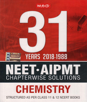 31 Years Neet-Aipmt Chapterwise Solutions - Chemistry(English, Paperback, unknown)