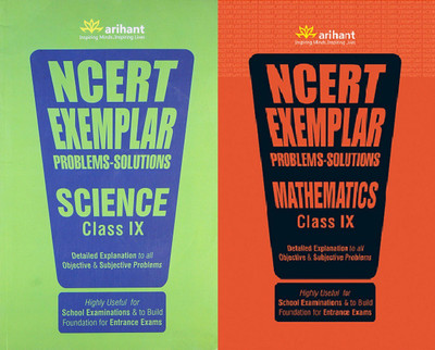 NCERT Exemplar Problems-Solutions SCIENCE And MATHEMATICS class 9 ( Set Of 2 Books )(English, Paperback, Arihant Export)