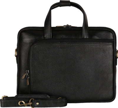 

Charpe TRKT-16021-BK Medium Briefcase - For Men & Women(Black)