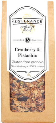 

Sustenance Cranberry Pistachio Gluten Free Granola(300 g, Pouch)