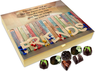 

Chocholik Friendship Gift - Friends stay like an octopus on your face - 20pc Truffles(240 g)