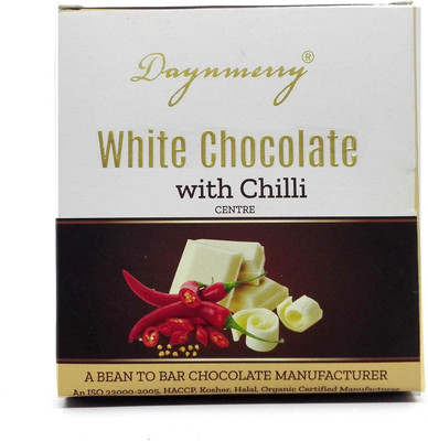

Daynmerry White chocolate with chilli - 40 gm - Pack of 8 Bars(Pack of 8, 320 g)