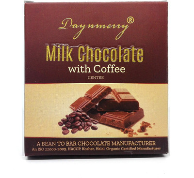 

Daynmerry Milk Chocolate with Coffee- 40 gm - Pack of 16 Bars(Pack of 16, 640 g)