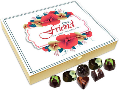 

Chocholik Friendship Gift - One friend can change your whole life - 20pc Truffles(240 g)