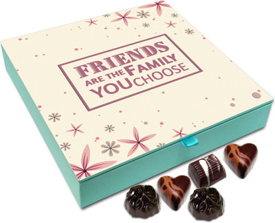

Chocholik Friendship Gift - Friends are the family - 9pc Truffles(108 g)