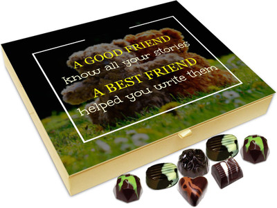 

Chocholik Friendship Gift - Good friend and best friend - 20pc Truffles(240 g)
