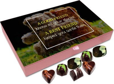 

Chocholik Friendship Gift - Good friend and best friend - 12pc Truffles(144 g)