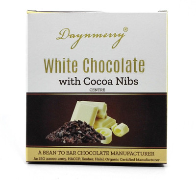 

Daynmerry White Chocolate with Cocoa Nibs -40 gm - Pack of 8 Bars(Pack of 8, 320 g)