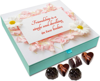 

Chocholik Friendship Gift - Friendship is a single soul - 9pc Truffles(108 g)
