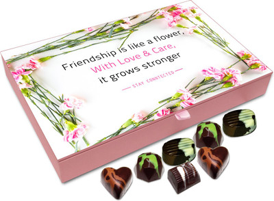 

Chocholik Friendship Gift - Friendship is love and care - 12pc Truffles(144 g)