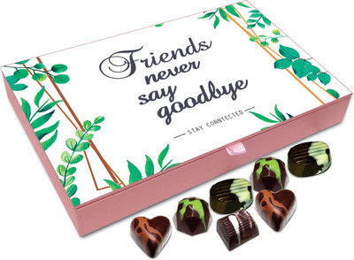 

Chocholik Friendship Gift - Friends never say good bye - 12pc Truffles(144 g)