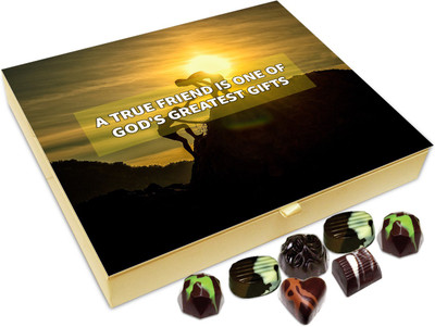 

Chocholik Friendship Gift - A true friend is greatest gifts - 20pc Truffles(240 g)