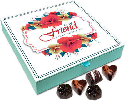 

Chocholik Friendship Gift - One friend can change your whole life - 9pc Truffles(108 g)