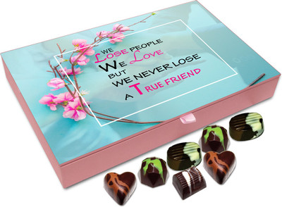 

Chocholik Friendship Gift - Never lose a true friend - 12pc Truffles(144 g)