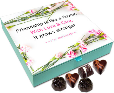 

Chocholik Friendship Gift - Friendship is love and care - 9pc Truffles(108 g)