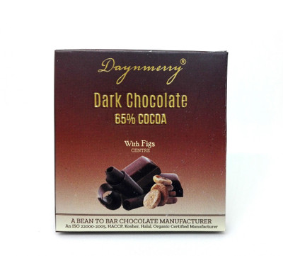 

Daynmerry 65% Dark Chocolate with Figs- 40 gm - Pack of 4 Bars(Pack of 4, 160 g)