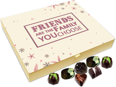 

Chocholik Friendship Gift - Friends are the family - 20pc Truffles(240 g)