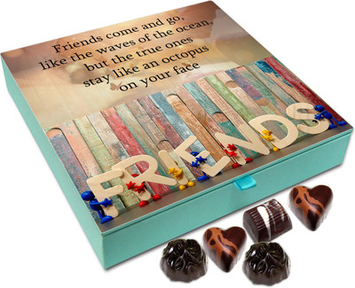 

Chocholik Friendship Gift - Friends stay like an octopus on your face - 9pc Truffles(108 g)